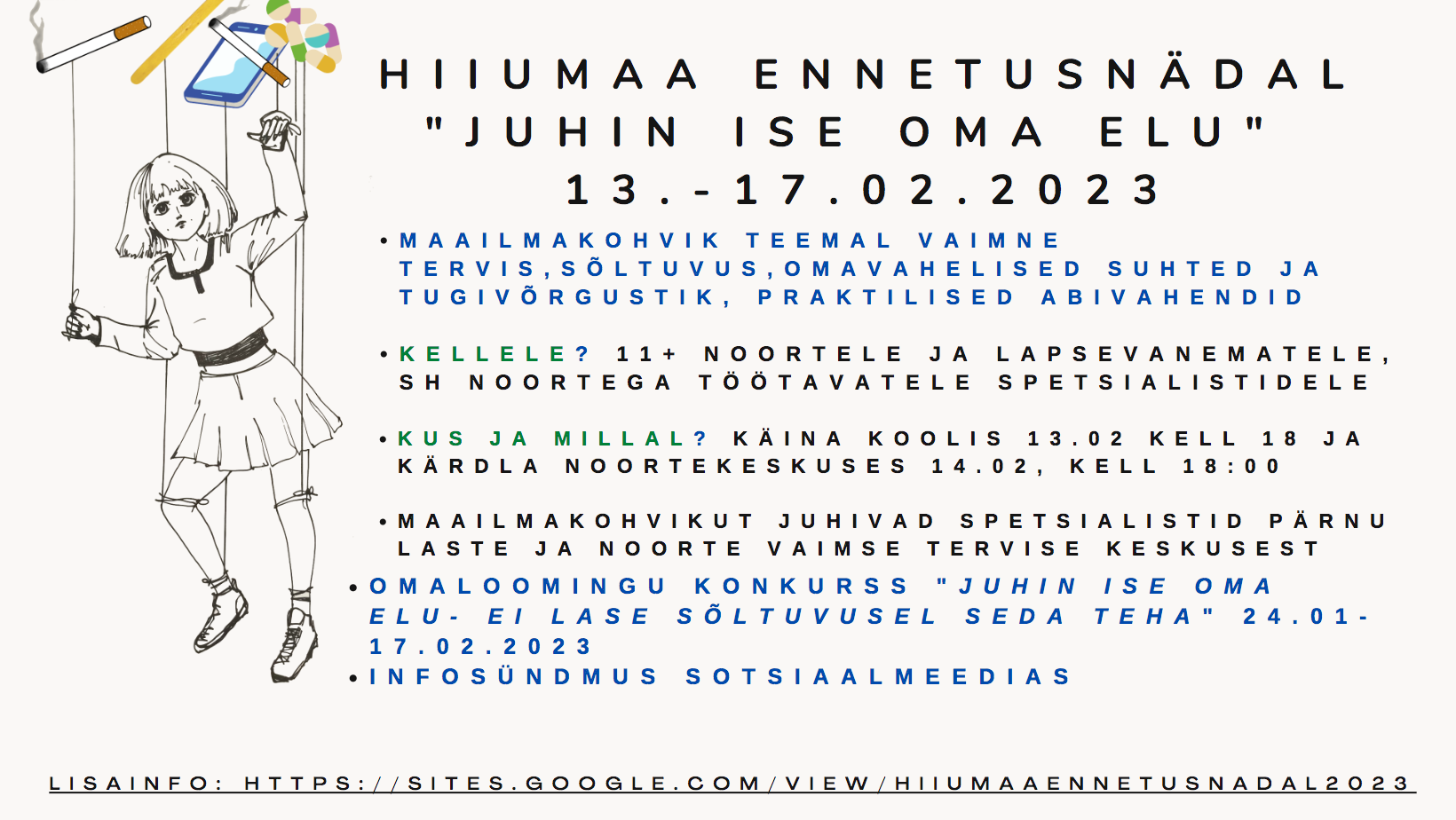 HIIUMAA ENNETUSNÄDAL 2023 13.-17.02.2023
