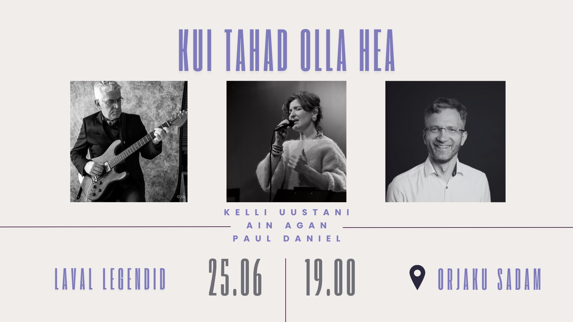 Red Bold Modern Music Concert Event Poster (1920 x 1080 px) - 3