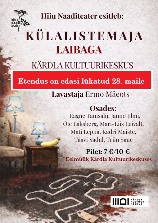 “Külalistemaja laibaga” – Hiiu Naaditeatri etendus