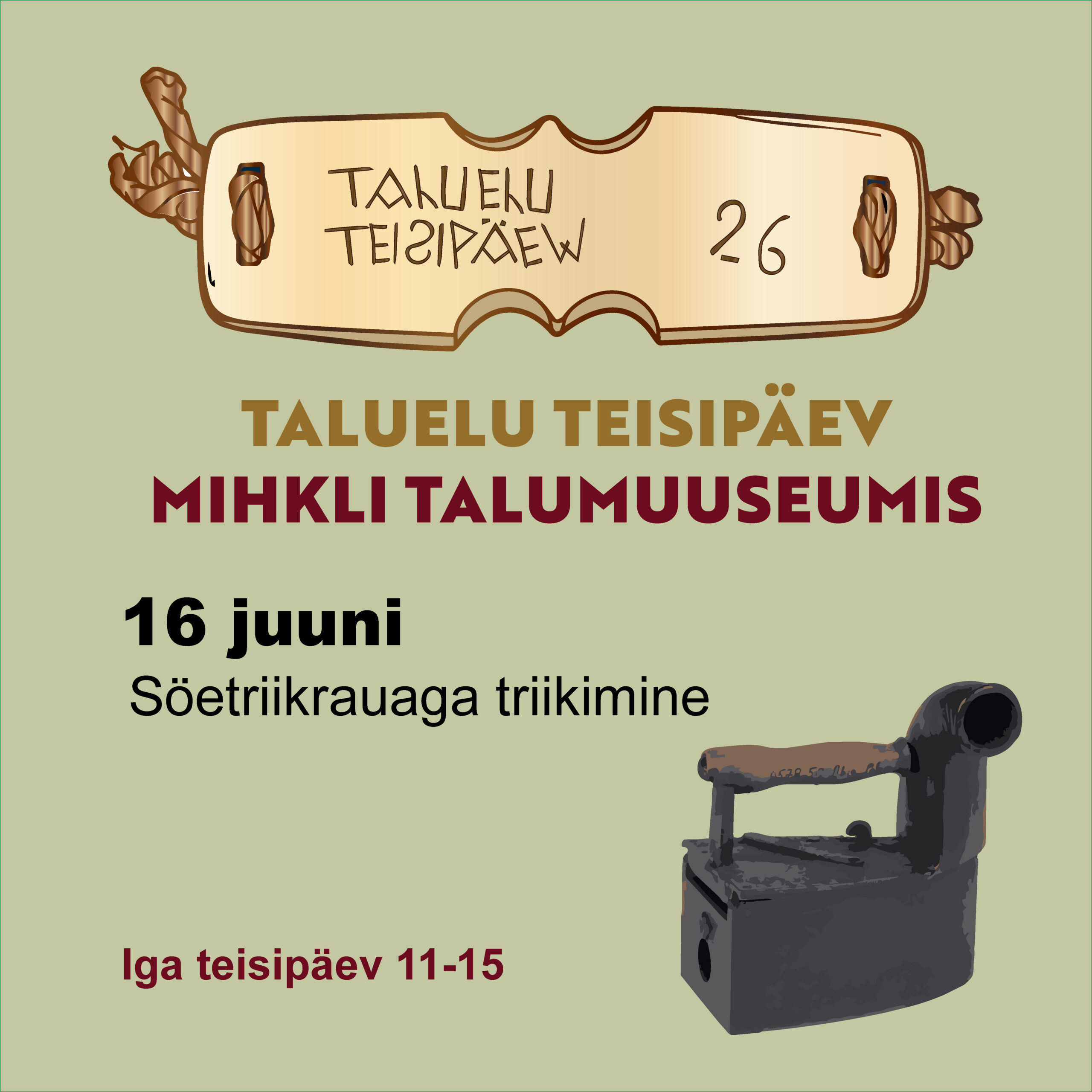 Taluelu teisipäev: söetriikrauaga triikimine