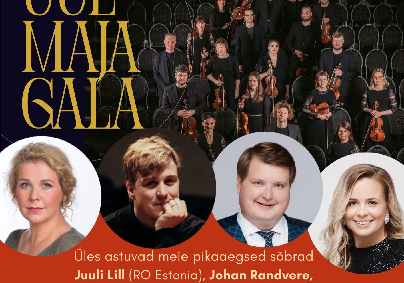 25. sept kell 18.00 Käina Huvi- ja Kultuurikeskuse UUE MAJA GALA Üles astuvad meie pikaaegsed sõbrad Juuli Lill (RO Estonia) Johan Randvere Reigo Tamm (RO Estonia) Nele-Liis Vaiksoo Tallinna Kamme (5)