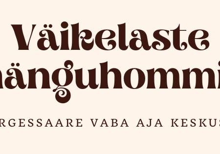 Väikelaste mänguhommik