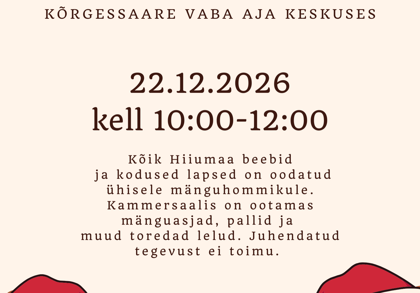 Väikelaste mänguhommik