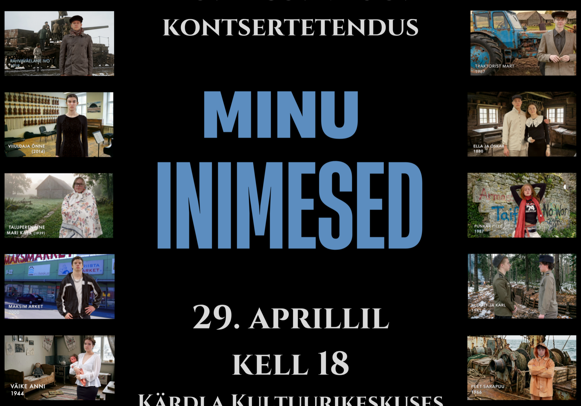 Konsertetendus "Minu inimesed"