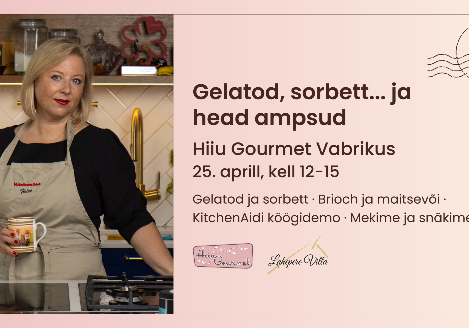 Jäätise valmistamise töötuba koos Helen Vihtoliga