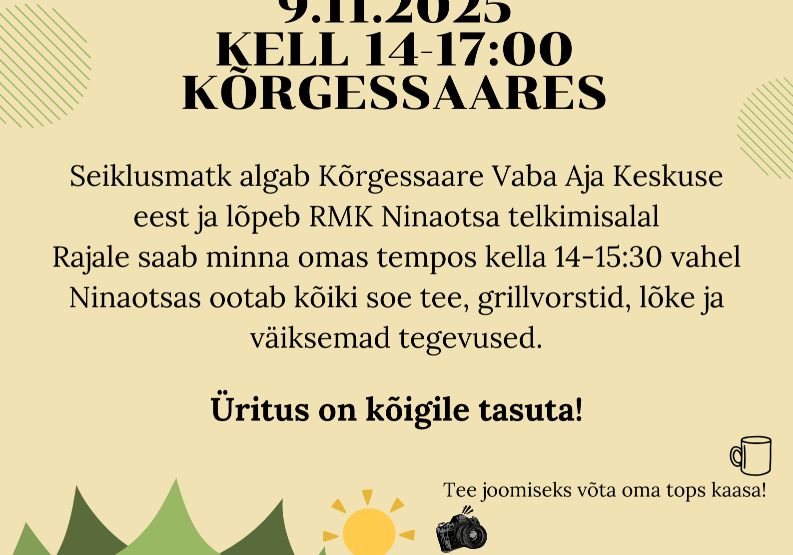 ISADEPÄEVA SEIKLUSMATK KOGU PERELE