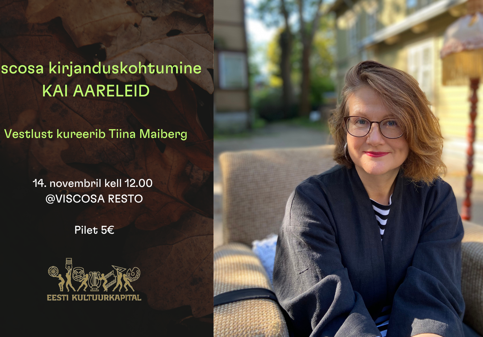 Viscosa kirjanduskohtumine X KAI AARELEID