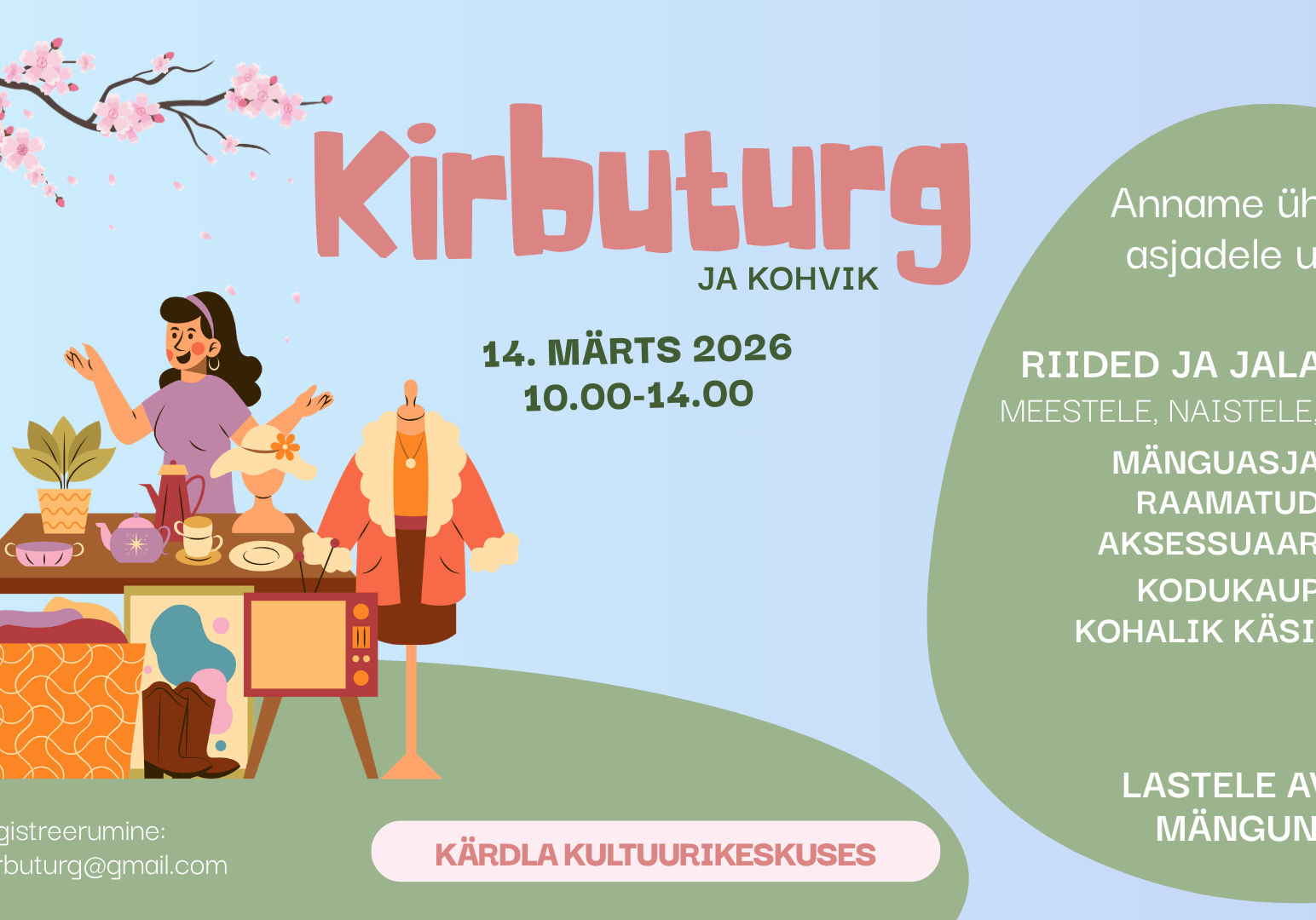 Kirbuturg Kärdla Kultuurikeskuses
