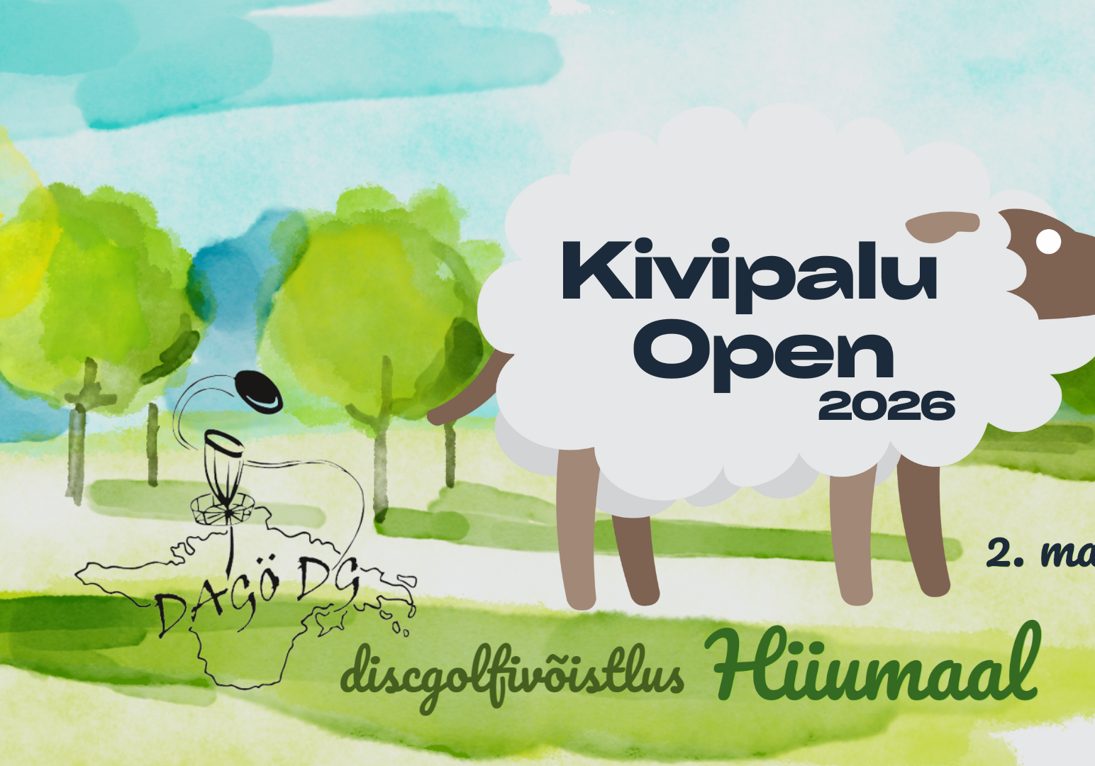 Discgolfivõistlus Kivipalu Open 2026