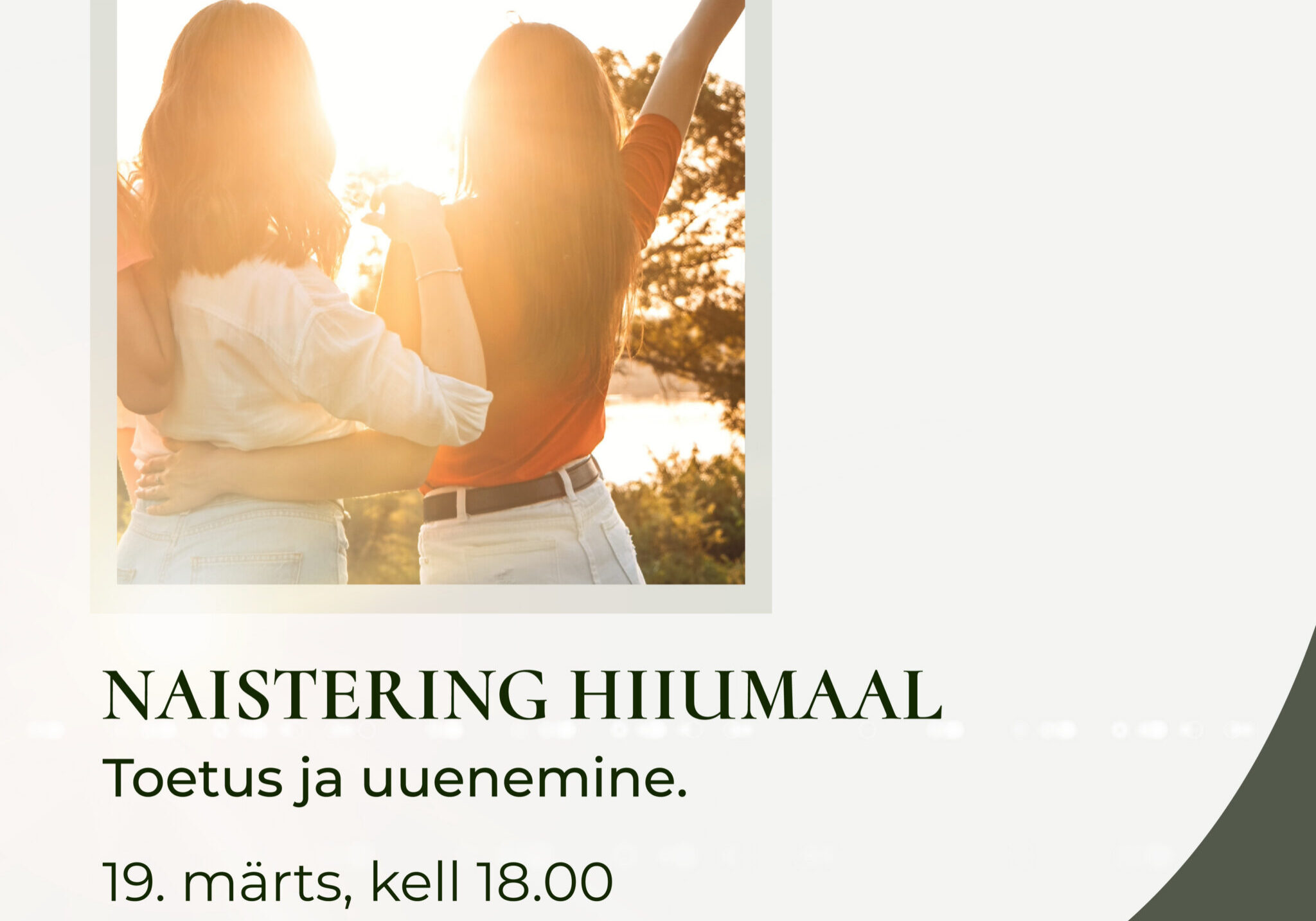 Naistering Hiiumaal. Toetus ja uuenemine.