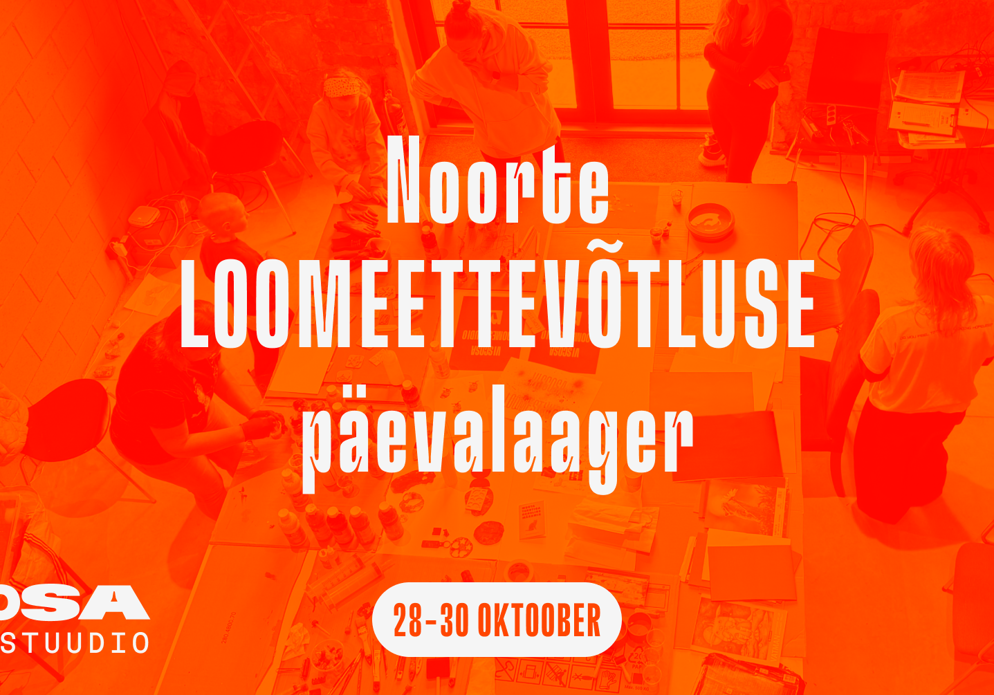 Noorte LOOMEETTEVÕTLUSE päevalaager Viscosa Loomestuudios