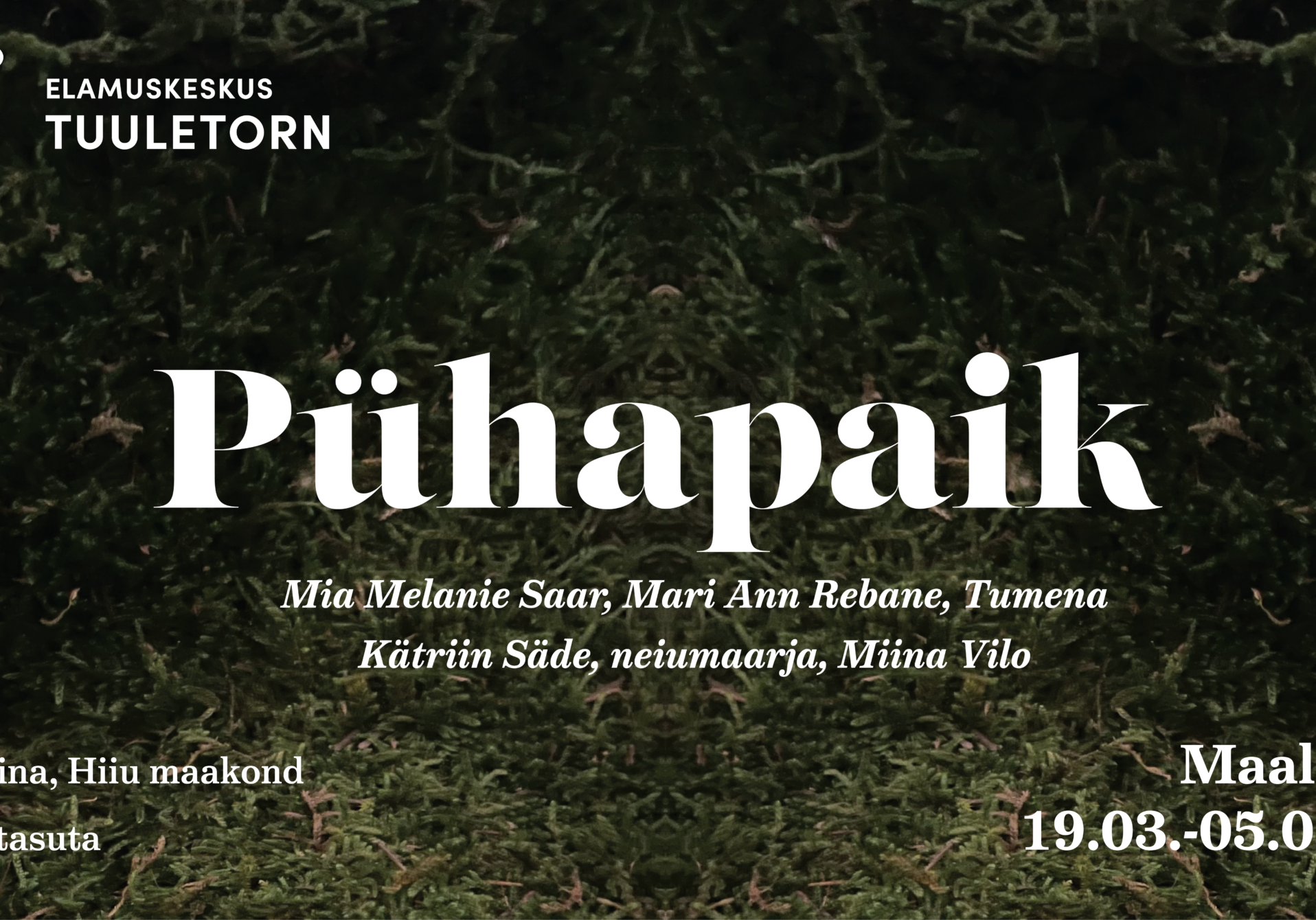 Maalinäitus "Pühapaik" 19.03 - 5.05.2026