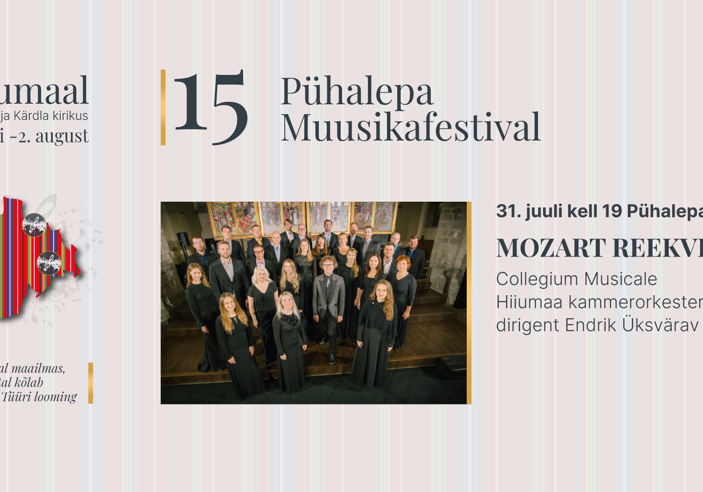 15. Pühalepa muusikafestival: Mozart Reekviem