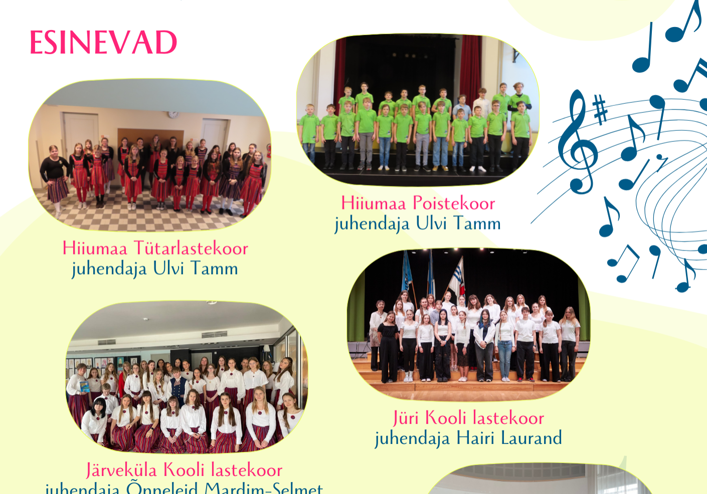 Harjumaa 3 lastekoori ning Hiiumaa tütarlaste- ja poistekoori kontsert
