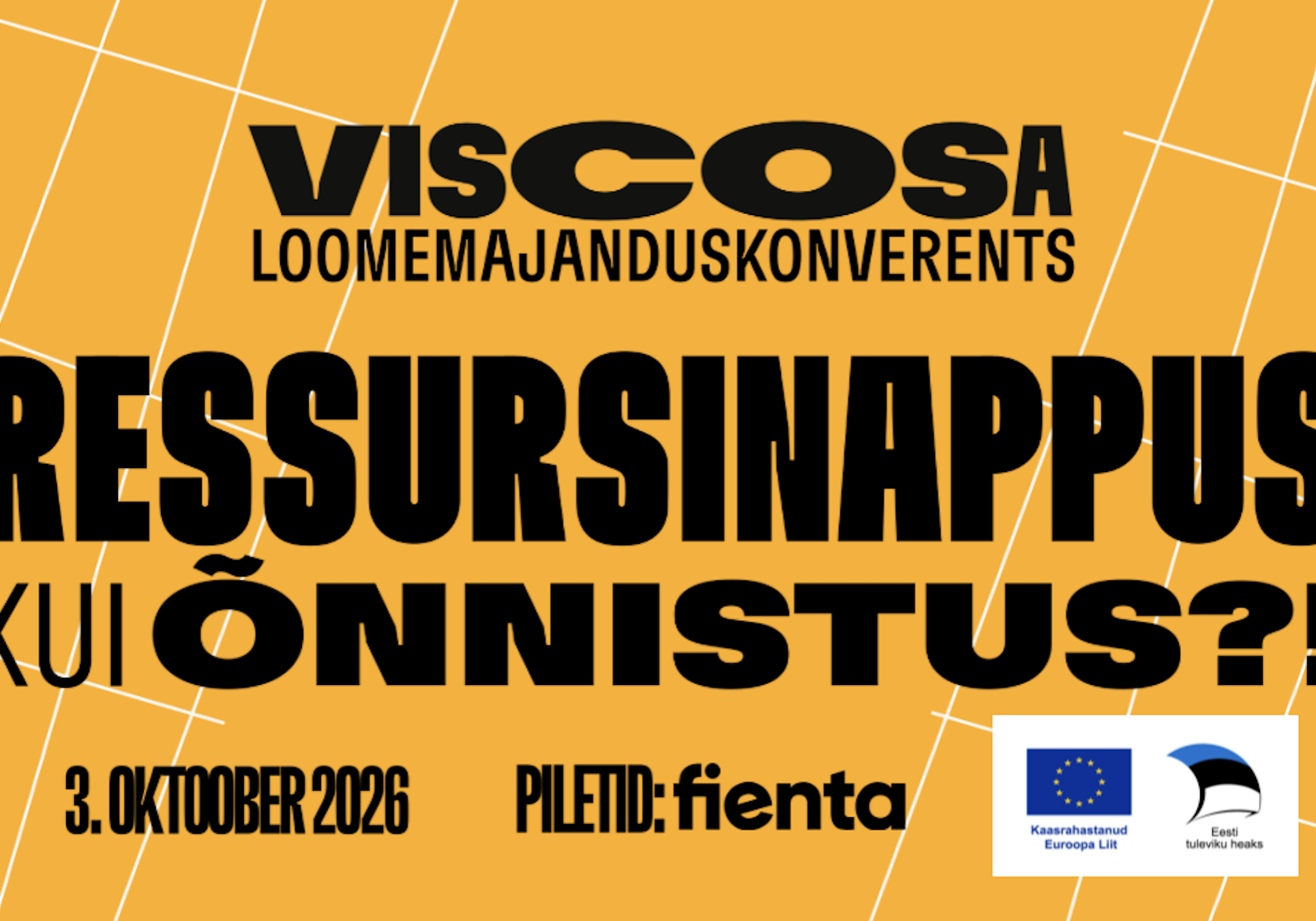 Viscosa Loomemajanduskonverents X Ressursinappus kui õnnistus?!