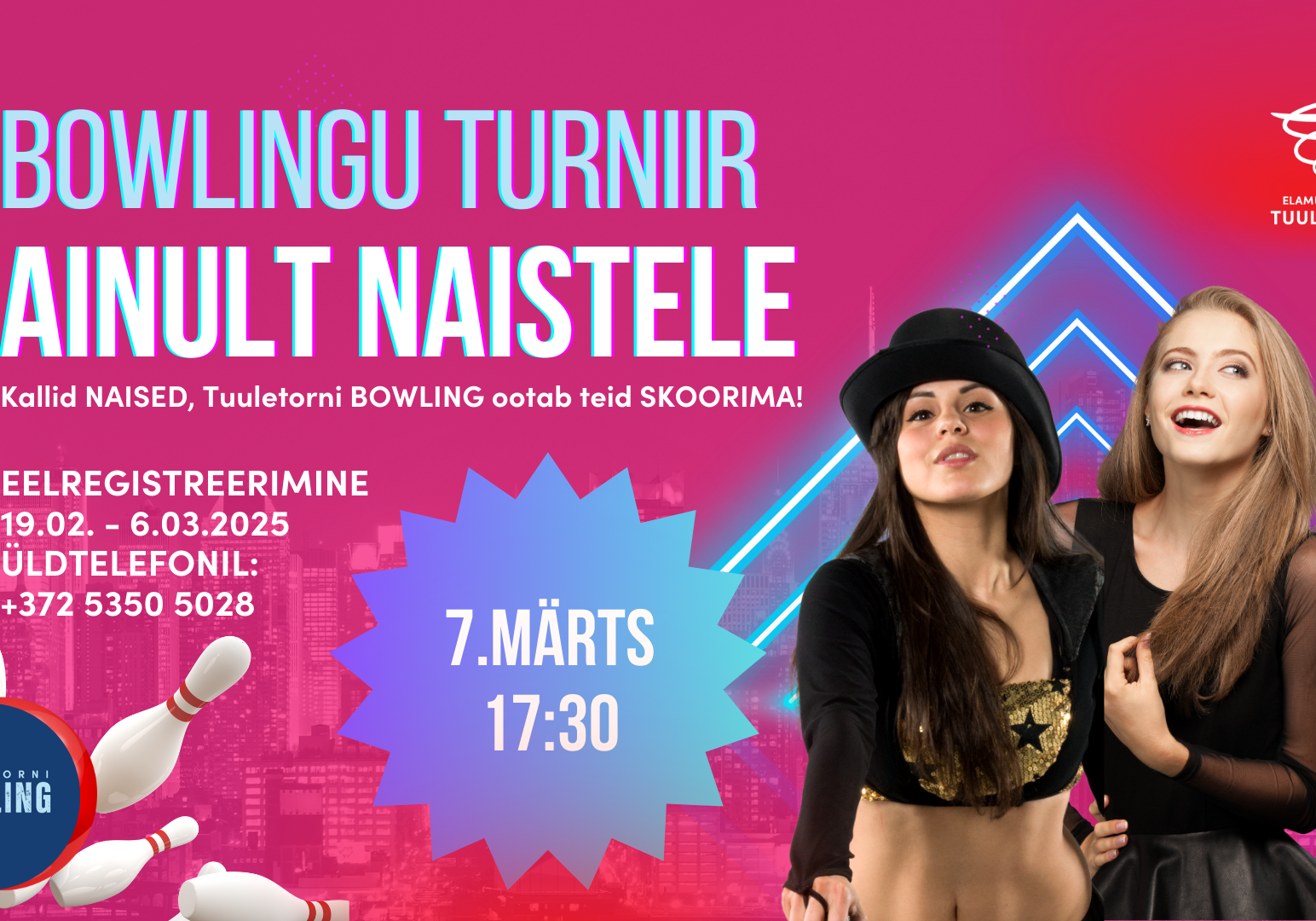 Bowlingu turniir ainult NAISTELE